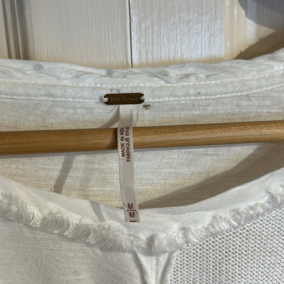 Free People Asymmetric Gauzy Lacey T - Picture 7 of 8